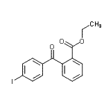 CAS 登录号：890098-45-0， 乙基2-(4-碘苯甲酰基)苯甲酸酯