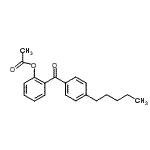 CAS#: 890098-46-1, 2-(4-Pentylbenzoyl)phenyl acetate