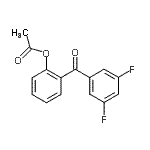 CAS 登录号：890098-74-5， 2-(3,5-二氟苯甲酰)苯基乙酸酯