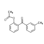 CAS 登录号：890098-89-2， 2-(3-甲基苯甲酰)苯基乙酸酯