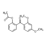 CAS 登录号：890098-90-5， 2-(2,4-二甲氧基苯甲酰基)苯基乙酸酯