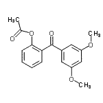 CAS#: 890098-98-3, 2-(3,5-Dimethoxybenzoyl)phenyl acetate