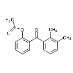 CAS 登录号：890099-00-0， 2-(2,3-二甲基苯甲酰)苯基乙酸酯