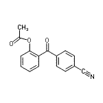 CAS#: 890099-34-0, 2-(4-Cyanobenzoyl)phenyl acetate