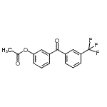 CAS#: 890099-41-9, 3-[3-(Trifluoromethyl)benzoyl]phenyl acetate