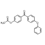 CAS 登录号：890099-60-2， 4-(4-苯氧基苯甲酰基)苯基乙酸酯