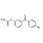 CAS#: 890099-61-3, 3-(4-Bromobenzoyl)phenyl acetate