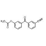 CAS#: 890099-69-1, 3-(3-Cyanobenzoyl)phenyl acetate