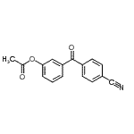 CAS#: 890099-71-5, 3-(4-Cyanobenzoyl)phenyl acetate