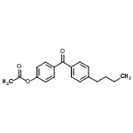 CAS#: 890099-74-8, 4-(4-Butylbenzoyl)phenyl acetate
