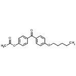 CAS#: 890099-89-5, 4-[4-(Pentyloxy)benzoyl]phenyl acetate