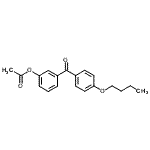 CAS#: 890100-04-6, 3-(4-Butoxybenzoyl)phenyl acetate