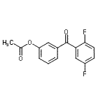 CAS#: 890100-16-0, 3-(2,5-Difluorobenzoyl)phenyl acetate