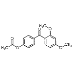 CAS#: 890100-19-3, 4-(2,4-Dimethoxybenzoyl)phenyl acetate