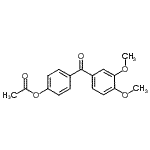 CAS#: 890100-25-1, 4-(3,4-Dimethoxybenzoyl)phenyl acetate
