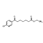 CAS#: 890100-69-3, Ethyl 7-(6-chloro-3-pyridinyl)-7-oxoheptanoate
