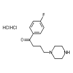 CAS 登录号：89027-27-0， 1-(4-氟苯基)-4-(1-哌嗪基)-1-丁烷酮二盐酸盐