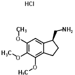 CAS 登录号：890309-64-5， 1-[(1S)-4,5,6-三甲氧基-2,3-二氢-1H-茚-1-基]甲胺盐酸盐(1:1)