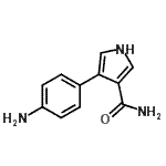 CAS#: 890434-82-9, 4-(4-Aminophenyl)-1H-pyrrole-3-carboxamide