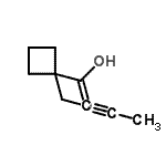 CAS#: 89056-27-9, 1-(2-Butyn-1-yl)cyclobutanecarboxylic acid