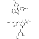 CAS 登录号：89066-78-4， 钠1,4-二[(2-乙基己基)氧基]-1,4-二氧代-2-丁烷磺酸酯-3,3-二(4-羟基苯基)-2-苯并呋喃-1(3H)-酮(1:1:1)