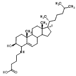 CAS 登录号：89210-68-4， 4-{[(3beta,8Xi,9Xi,14Xi)-3-羟基胆甾-5-烯-4-基]氨基}丁酸