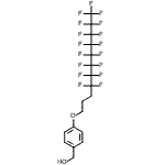 CAS 登录号：892155-69-0， {4-[(4,4,5,5,6,6,7,7,8,8,9,9,10,10,11,11,11-十七氟十一烷基)氧基]苯基}甲醇