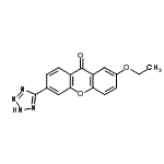 CAS#: 89217-08-3, 2-Ethoxy-6-(2H-tetrazol-5-yl)-9H-xanthen-9-one