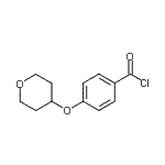 CAS#: 892501-93-8, 4-(Tetrahydro-2H-pyran-4-yloxy)benzoyl chloride