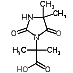 CAS#: 89264-65-3, 2-(4,4-Dimethyl-2,5-dioxo-1-imidazolidinyl)-2-methylpropanoic acid