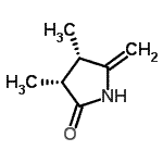 CAS#: 89267-85-6, (3R,4S)-3,4-Dimethyl-5-methylene-2-pyrrolidinone