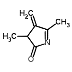 CAS#: 89267-98-1, 3,5-Dimethyl-4-methylene-3,4-dihydro-2H-pyrrol-2-one