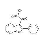 CAS#: 892691-05-3, Oxo(2-phenyl-3-indolizinyl)acetic acid