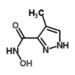 CAS#: 89270-38-2, N-Hydroxy-4-methyl-1H-pyrazole-3-carboxamide