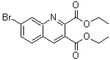 CAS 登录号：892874-41-8， 7-溴-2,3-喹啉二羧酸二乙酯