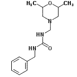 CAS#: 89317-24-8, 1-Benzyl-3-[(2,6-dimethyl-4-morpholinyl)methyl]urea