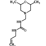 CAS#: 89322-55-4, 1-Allyl-3-[(2,6-dimethyl-4-morpholinyl)methyl]urea