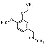 CAS#: 893581-70-9, 1-(3-Ethoxy-4-methoxyphenyl)-N-methylmethanamine