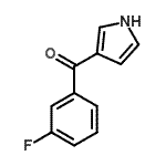 CAS#: 893612-64-1, (3-Fluorophenyl)(1H-pyrrol-3-yl)methanone