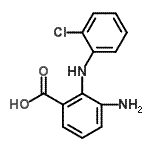 CAS 登录号：893613-01-9， 3-氨基-2-[(2-氯苯基)氨基]苯甲酸