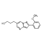 CAS#: 893613-25-7, 3-[2-(2-Methoxyphenyl)pyrazolo[1,5-a]pyrimidin-6-yl]-1-propanol
