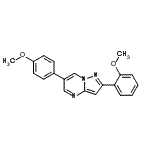 CAS#: 893613-33-7, 2-(2-Methoxyphenyl)-6-(4-methoxyphenyl)pyrazolo[1,5-a]pyrimidine