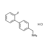 CAS#: 893649-05-3, 1-(2'-Fluoro-4-biphenylyl)methanamine hydrochloride (1:1)