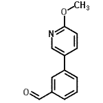 CAS#: 893736-62-4, 3-(6-Methoxy-3-pyridinyl)benzaldehyde