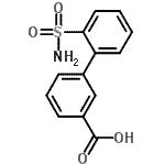 CAS#: 893736-84-0, 2'-Sulfamoyl-3-biphenylcarboxylic acid