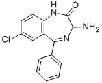 CAS#: 894-77-9, 3-Amino-7-Chloro-5-Phenyl-1,3-Dihydro-Benzo[e][1,4]Diazepin-2-One