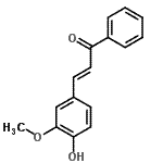CAS#: 89406-16-6, (2E)-3-(4-Hydroxy-3-methoxyphenyl)-1-phenyl-2-propen-1-one