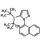 CAS#: 894085-97-3, 5-[Bis(2-methyl-2-propanyl)phosphino]-1-(1-naphthyl)-1H-pyrazole