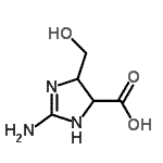 CAS 登录号：89417-96-9， 2-氨基-4-(羟基甲基)-4,5-二氢-1H-咪唑-5-羧酸