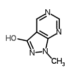 CAS#: 89418-11-1, 1-Methyl-1,2-dihydro-3H-pyrazolo[3,4-d]pyrimidin-3-one